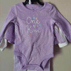 Brand new Carters 3 piece girls set size 6 months